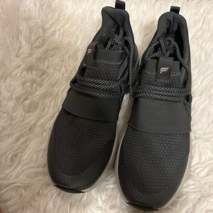 Grey, lightweight running shoes